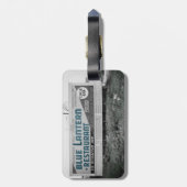 SCRANTON PENNSYLVANIA BLUE LANTERRESTAURANT GEPÄCKANHÄNGER (Rückseite vertikal)