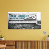 SCRANTON PENNSYLVANIA BLUE LANTERRESTAURANT LEINWANDDRUCK (Insitu (Wohnzimmer))