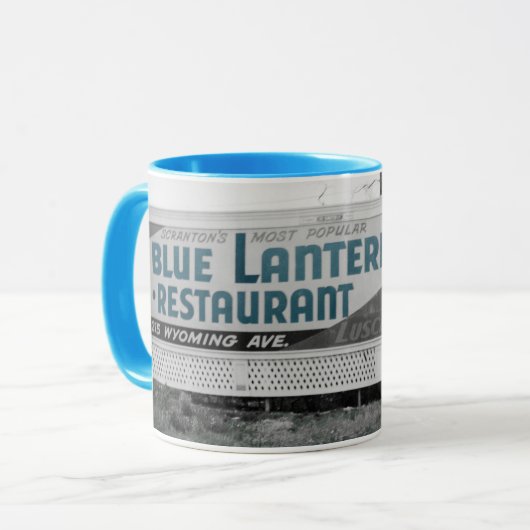 SCRANTON PENNSYLVANIA BLUE LANTERRESTAURANT TASSE (Vorderseite Links)