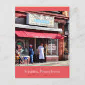Scranton Pennsylvania Coney Island Mittagessen Postkarte (Vorderseite)