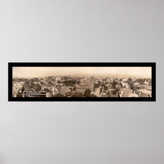 Scranton Pennsylvania Foto 1916 Poster (Vorne)