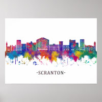 Scranton Pennsylvania Skyline