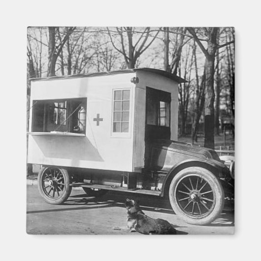 Scranton Red Cross Canteen Truck Magnet (Vorne)