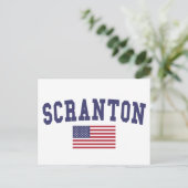 Scranton US Flag Postkarte (Stehend Vorderseite)