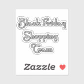 Scrap Book BLACK FRIDAY Aufkleber (Blatt)