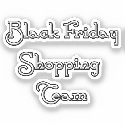 Scrap Book BLACK FRIDAY Aufkleber (Vorderseite)