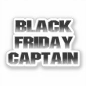 Scrap Book BLACK FRIDAY Capt. Aufkleber (Vorderseite)