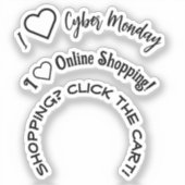 Scrap Book CYBER MONDAY Aufkleber (Vorderseite)