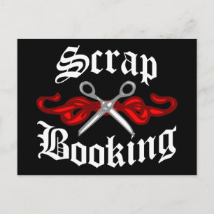 Scrap Booking Tattoo Postkarte