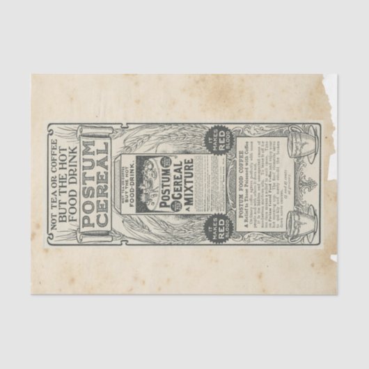 Scrap Ephemera Design Serie #10 Seidenpapier (Vorderseite)