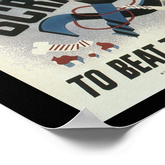 Scrap Metal 2. Weltkrieg Poster (Ecke)