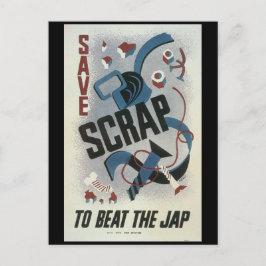 Scrap Metal 2. Weltkrieg Postkarte