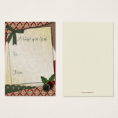 Scrap-Style-Geschenk-Tag (Vorne & Hinten)