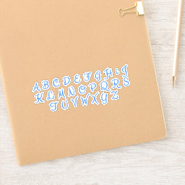 Scrapbook Alphabet Letters - Aufkleber handschreib