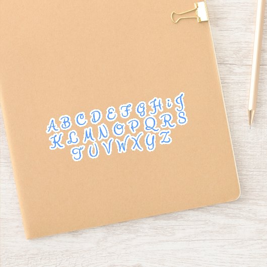 Scrapbook Alphabet Letters - Aufkleber handschreib (Notizbuch)