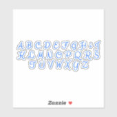 Scrapbook Alphabet Letters - Aufkleber handschreib (Blatt)