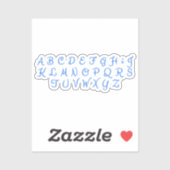 Scrapbook Alphabet Letters - Aufkleber handschreib (Blatt)