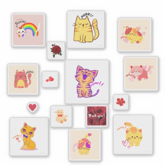 Scrapbook-Aufkleber Aufkleber (Vorderseite)