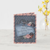 Scrapbook Belated Geburtstag Karte (Gelbe Blume)