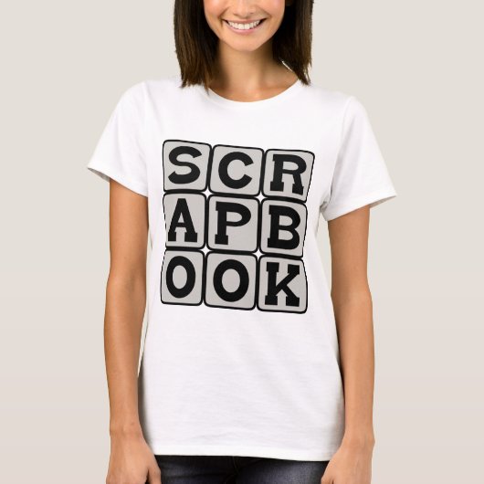 Scrapbook, Buch der Clippings oder Bilder T-Shirt (Vorderseite)