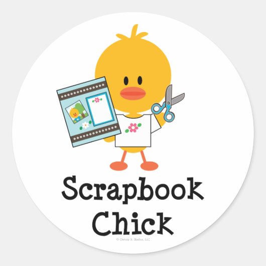 Scrapbook Chick Stickers (Vorderseite)