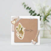 Scrapbook Danke Karte (Stehend Vorderseite)