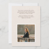 Scrapbook Doodles 3-Photo Snapshot Graduation Ankündigung (Rückseite)