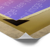 Scrapbook Frame erstellen Sie Ihr eigenes Foto Poster (Ecke)