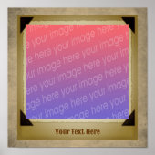 Scrapbook Frame erstellen Sie Ihr eigenes Foto Poster (Vorne)