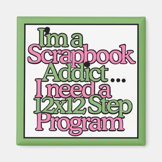 Scrapbook Hobby Magnet (Vorne)