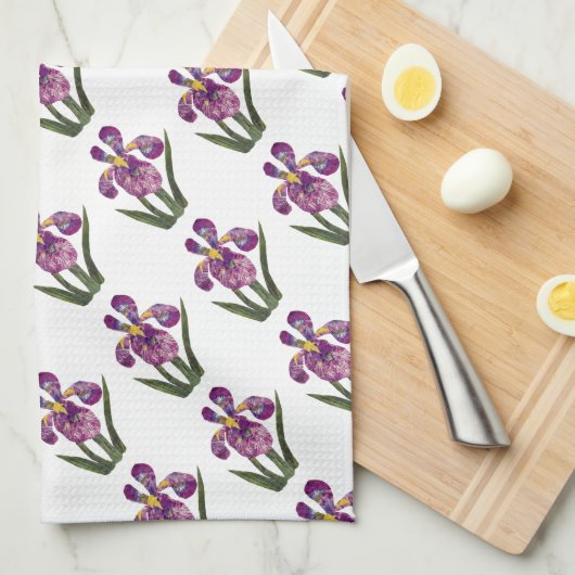 Scrapbook Iris Dish Handtuch (Viertel Falte)