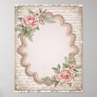 Scrapbook & Junk Journal Paper Digital Download Poster