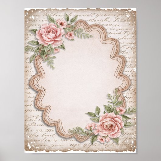 Scrapbook & Junk Journal Paper Digital Download Poster (Vorne)