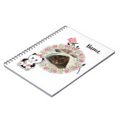 Scrapbook, Kinderheft, rosa Notizblock (Linke Seite)