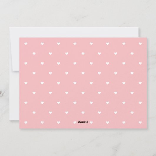 Scrapbook Liebe Editable Color Birth Ankündigung (Rückseite)