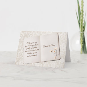 Scrapbook on Damask für 50 Jahre Karte