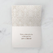 Scrapbook on Damask für das 1. Jubiläum Karte (Innenseite)