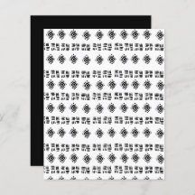 Scrapbook Paper (Abstrakte Markierungen für schwar