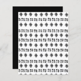 Scrapbook Paper (Abstrakte Markierungen für schwar