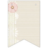 Scrapbook Paper Beige Wimpelkette (Dritte Fahne)