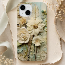 Scrapbook Paper Collage Floral 3D