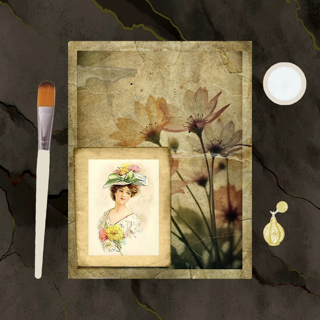 Scrapbook Paper für Blume in Schwierigkeiten (Von Creator hochgeladen)