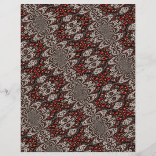 Scrapbook Paper (rot/braun, rot/blau)