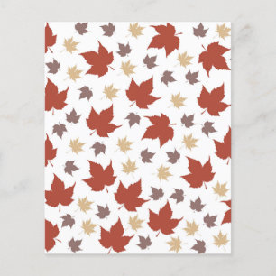 Scrapbook Paper vom Herbst und Herbst