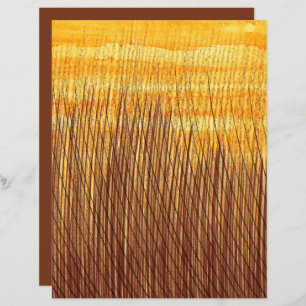 Scrapbook Paper von Watercolor Brown Orange Fields