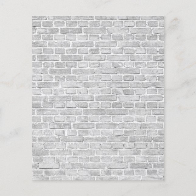 Scrapbook Paper von White Brick Wall (Vorderseite)