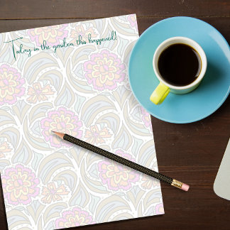 Scrapbook-Papier Florale Kunst Hintergrund Briefbogen
