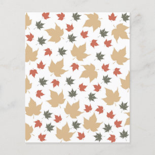 Scrapbook-Papier für den Goldene Fall und das Herb