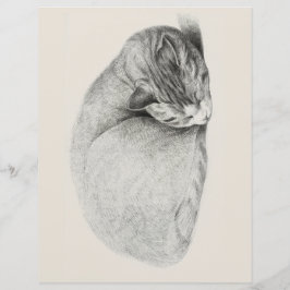 SCRAPBOOK PAPIER : JEAN BERNARD : SCHLAFEN VON CAT