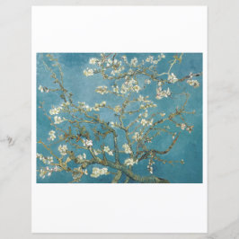 SCRAPBOOK PAPIER : VAN GOGH : ALMOND BLOSSOM